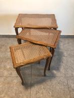 3 bijzettafeltjes, Ophalen, Hout