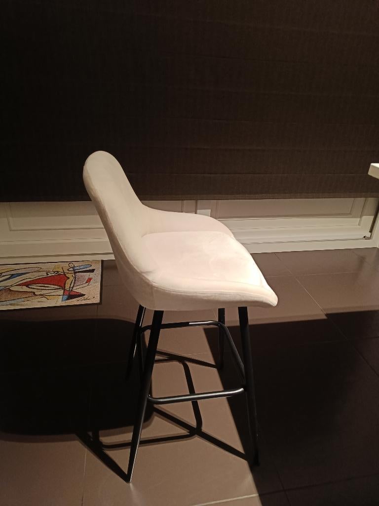 4 Barstoelen, Maison & Meubles, Tabourets de bar, Avec repose-pieds, 4 tabourets, Comme neuf, Enlèvement