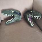 dino hoofden / handpoppen, Enfants & Bébés, Jouets | Poupées, Enlèvement ou Envoi, Comme neuf, Autres types
