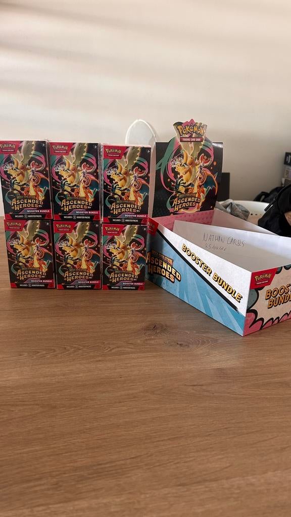 Pokemon - Ascended Heroes 6x Booster Bundles, Ophalen, Zo goed als nieuw, Booster