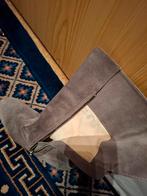 Pracht halflange laarsjes beige-lichtgrijze kleur, Ophalen, Beige, Lage of Enkellaarzen, Zo goed als nieuw