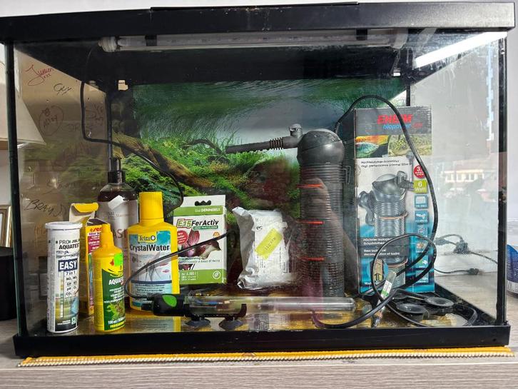 Aquarium te koop, Dieren en Toebehoren, Vissen | Aquaria en Toebehoren, Gebruikt, Leeg aquarium, Ophalen of Verzenden