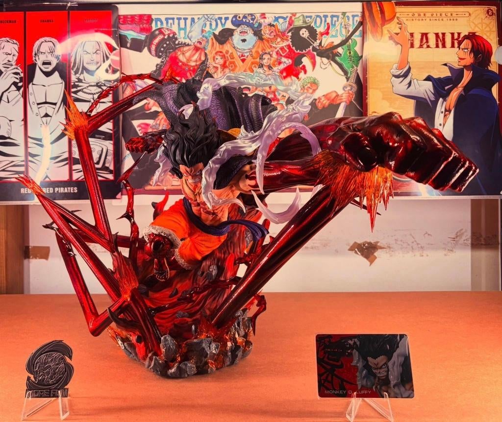 Figurine résine one piece Luffy snakeman version normale, Verzamelen, Beelden en Beeldjes, Ophalen of Verzenden