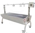 Te huur: BBQ met spit / Elektrisch draaispit / Rotisserie, Charbon, Enlèvement, Utilisé, BBQ met elektrisch spit