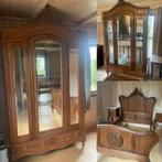 2 spiegelkasten, bed, nachtkastjes, lavabo met spiegel, Huis en Inrichting, Slaapkamer | Complete slaapkamers, Ophalen