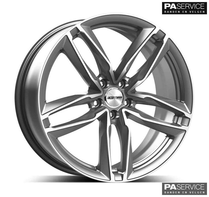 Nw 21 inch GMP Atom set voor VW Arteon inc Vredestein 5*112, Autos : Pièces & Accessoires, Pneus & Jantes, Jante(s), 21 pouces