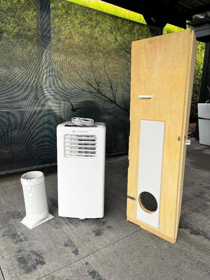 Mobiele airco, Elektronische apparatuur, Airco's, Gebruikt, Mobiele airco, Minder dan 60 m³, 2 snelheden, Koelen en Ontvochtigen