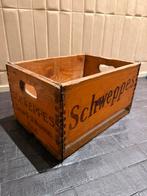 Vintage Schweppes houten krat/kist, Huis en Inrichting, Ophalen of Verzenden, Gebruikt