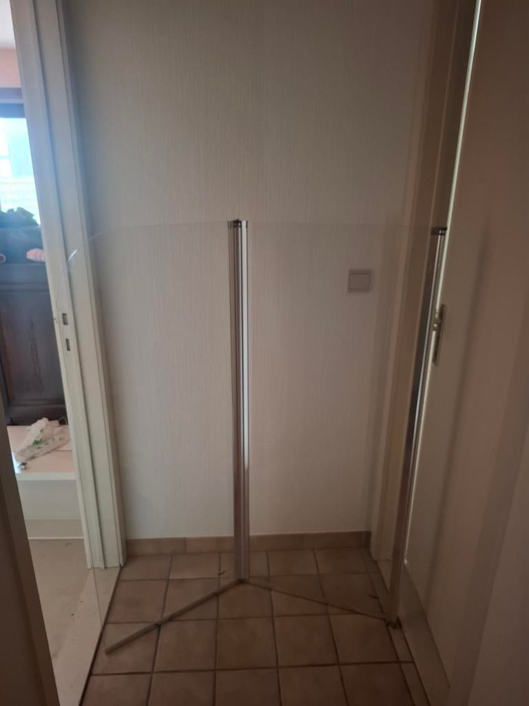 Dubbele glazen badwand, Huis en Inrichting, Badkamer | Badkamermeubels, 100 tot 150 cm, 100 tot 150 cm, Overige typen, Home