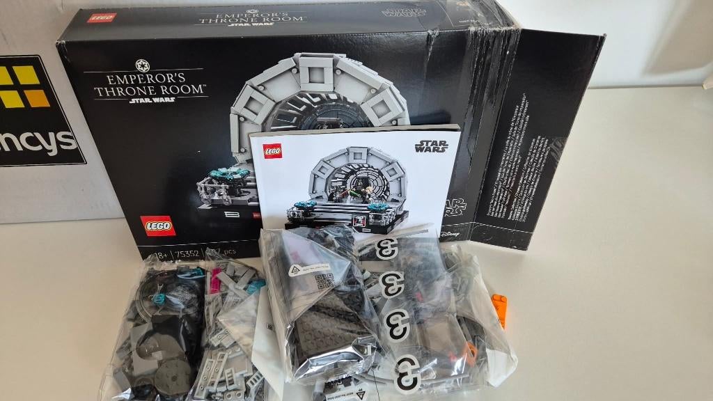 LEGO 75352 Emperor's Throne Room Diorama - 2ehands, Star Wars, Lego, Ophalen of Verzenden, Zo goed als nieuw