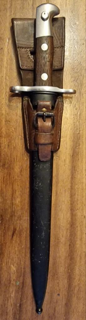 Baïonnette Suisse modèle 1918 Waffenfabrik Neuhausen, Enlèvement ou Envoi, Armée de terre, Couteau ou Poignard