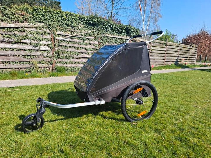 Thule coaster XT, Fietsen en Brommers, Fietsaccessoires | Aanhangwagens en Karren, Zo goed als nieuw, Kinderkar, 20 tot 40 kg