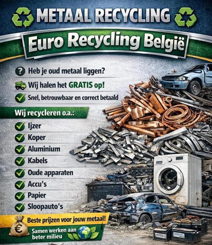 Gratis ophaling oud ijzer metaal schroot wraken etc, Bricolage & Construction, Métaux, Comme neuf, Enlèvement