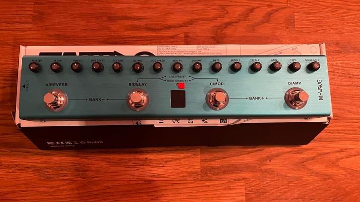 Tank-G M-Wave effectenprocessor, Muziek en Instrumenten, Effecten, Nieuw, Multi-effect, Ophalen of Verzenden