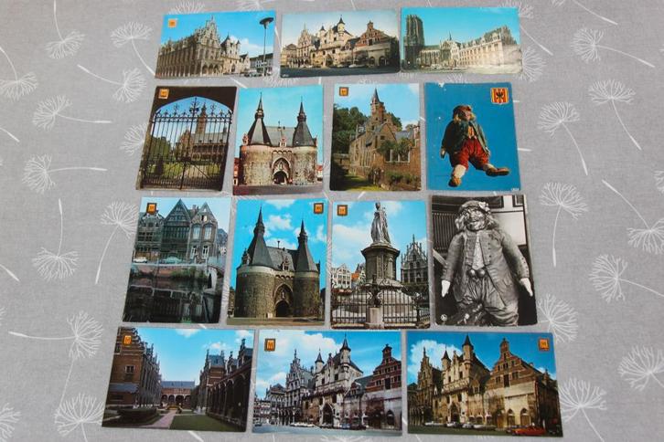 15 postkaarten Mechelen, Verzamelen, Postkaarten | België, Gelopen, Antwerpen, 1980 tot heden, Ophalen of Verzenden
