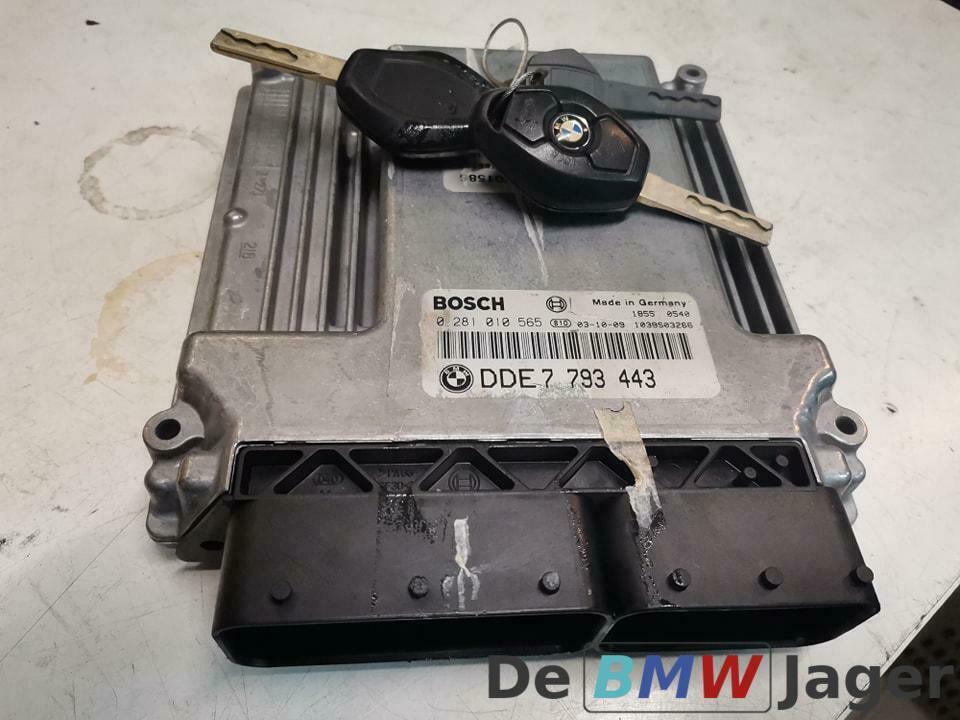 DDE met sleutel zonder EWS BMW 3-serie E46 320D M47N 7793443, Auto-onderdelen, Elektronica en Kabels, Gebruikt, Ophalen of Verzenden