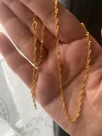 Collier en or 18k maille Singapour, Enlèvement, Comme neuf, Or