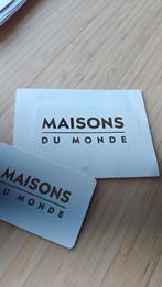 Carte cadeau maison du monde - valeur 500 euros, Maison & Meubles