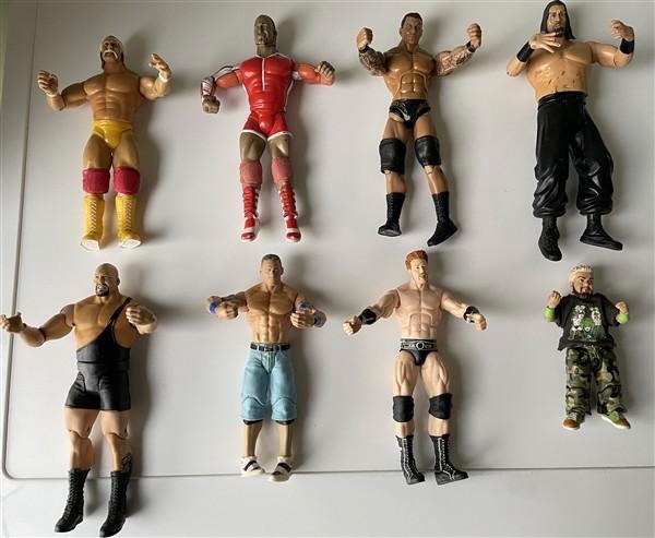 WWE - JAKKS PACIFIC - MATTEL - AGRESSION IMPITOYABLE, Collections, Jouets miniatures, Utilisé, Enlèvement ou Envoi