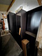 Zwarte boekenkasten, Huis en Inrichting, Kasten | Boekenkasten, Ophalen of Verzenden, Zo goed als nieuw