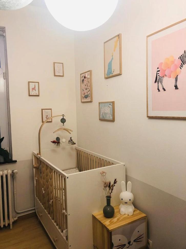 Ensemble chambre Parfait bébé (0-4 ans), Kinderen en Baby's, Kinderkamer | Bedden, Gebruikt, 140 tot 160 cm, 85 tot 100 cm, Matras