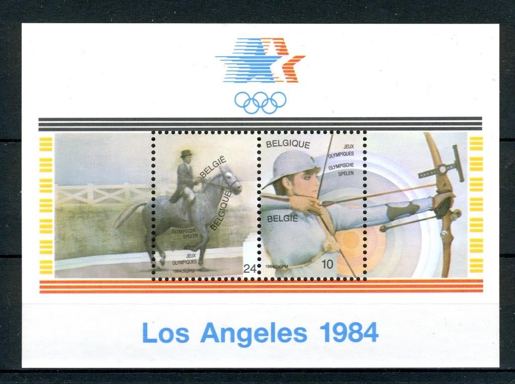 BL60 MNH 1983 - Jeux olympiques de Los Angeles, Neuf, Enlèvement ou Envoi, Non oblitéré, Jeux olympiques