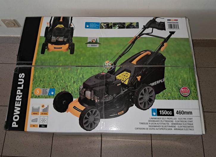 Benzine Grasmaaier Zelftrekkend + Elektrische start  Nieuw, Jardin & Terrasse, Tondeuses à gazon, Neuf, Tondeuses à gazon à essence