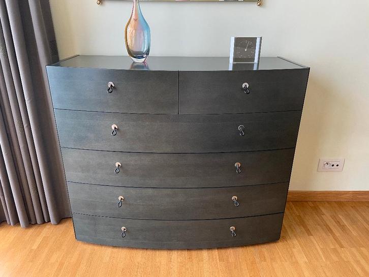 Design ladenkast PETROL – gebogen front, Huis en Inrichting, Kasten | Ladekasten, Gebruikt, Minder dan 100 cm, 50 tot 100 cm, 25 tot 50 cm