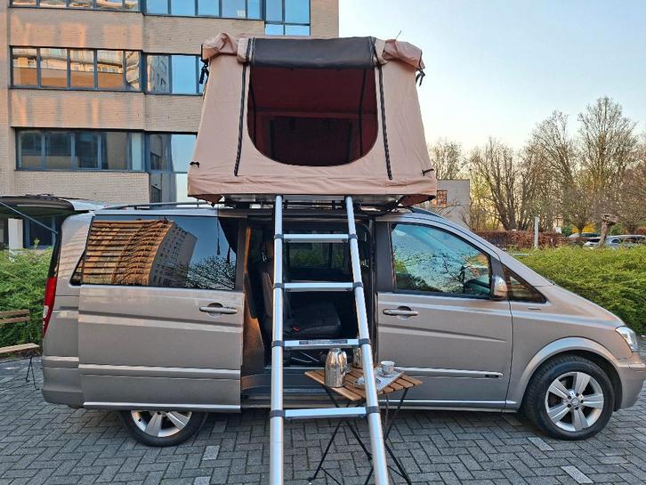 Mercedes Viano Lux Kampeerbus 5PL Autom2.2CDI L2H1 GPS 1EIG, Caravans en Kamperen, Mobilhomes, Particulier, tot en met 5, Buscamper of Camperbus