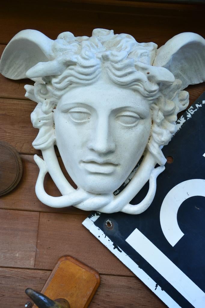 Grande sculpture murale Méduse, Antiquités & Art, Enlèvement