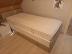 bed, lattenbodem, bedlade, matras Ikea, Ophalen, 85 tot 100 cm, Zo goed als nieuw, Matras