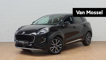 Ford Puma Titanium - Automaat - Winterpack - Carplay, Auto's, Stof, Euro 6, 1226 kg, Zwart