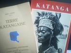 Un lot de 2 livres sur le Katanga Congo Belgique, Gelezen, Afrika, COLLECTIF, 20e eeuw of later