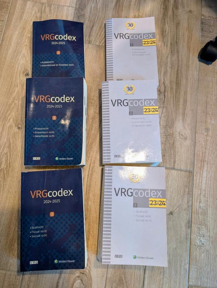 Codex Wetboek  - 2023-2024 (10 euro)  / 2024-2025  (20 euro), Boeken, Studieboeken en Cursussen, Gelezen, Hoger Onderwijs, Ophalen
