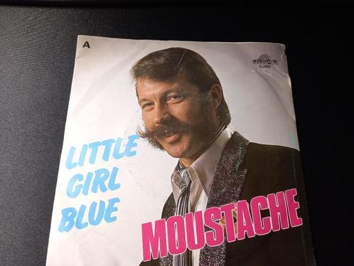moustache ‎- little girl blue ' 7 = Mint, Cd's en Dvd's, Vinyl Singles, Zo goed als nieuw, Single, Pop, 7 inch, Ophalen of Verzenden