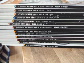 13 stuks VT WONEN  beschikbaar voor biedingen