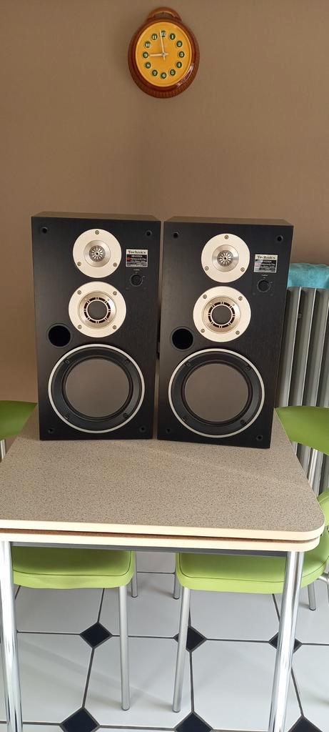 Technics sb x300a luidsprekers, Audio, Tv en Foto, Luidsprekerboxen, Gebruikt, Front, Rear of Stereo speakers, 60 tot 120 watt