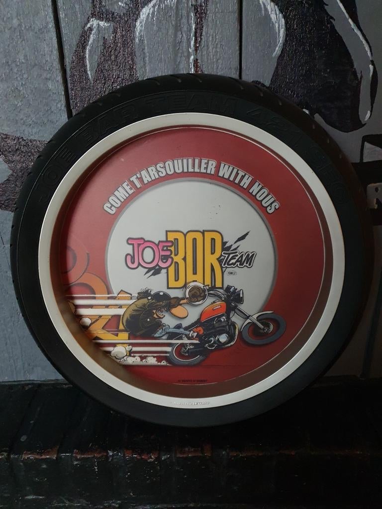 Joe Bar verzamel stuk zeer zeldzaam om op te hangen!!!Wiel, Ophalen