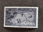 Rio Muni 1961 - landkaart, walvis, vogels - olifant, aap **, Postzegels en Munten, Postzegels | Afrika, Ophalen of Verzenden, Overige landen