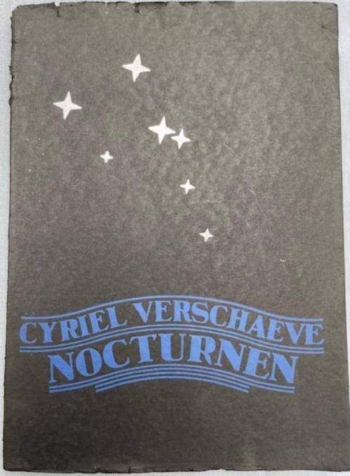 Dichtbundel "Nocturnen" Cyriel Verschaeve, Boeken, Literatuur, Gelezen, België, Ophalen of Verzenden