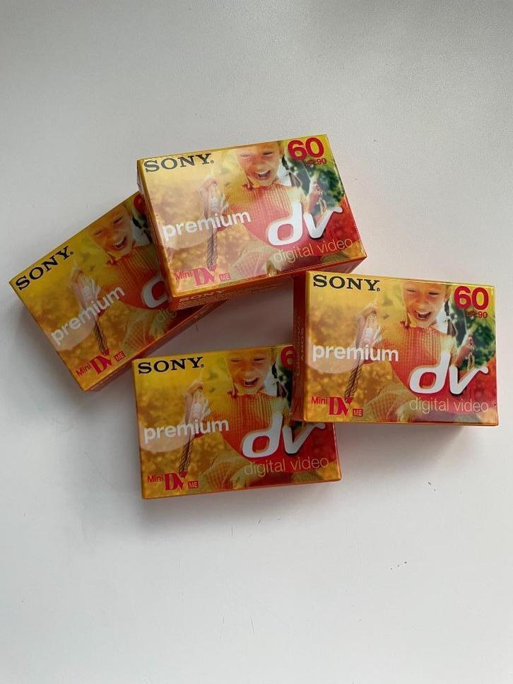 Sony Mini DV premium (SP60min LP90min), Audio, Tv en Foto, Videocamera's Digitaal, Nieuw, Camera, Mini DV, Sony, Ophalen of Verzenden