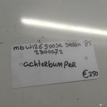 Mercedes W126 500 SE Automaat Sedan 1985 Wagennr 2300072 Ach beschikbaar voor biedingen