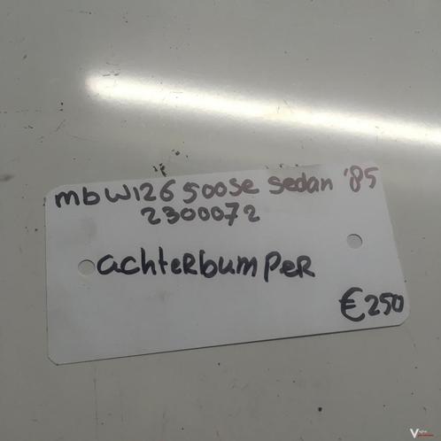 Mercedes W126 500 SE Automaat Sedan 1985 Wagennr 2300072 Ach, Auto-onderdelen, Carrosserie, Bumper, Achter, Gebruikt, Ophalen