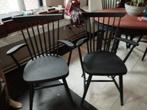 Set van twee vintage design spijlen stoel met armleuningen, Ophalen, Twee