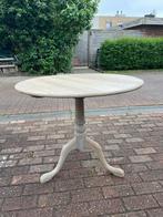 Flamant bijzettafel inklapbaar diam 90cm - eik verweerd, Ophalen, Zo goed als nieuw