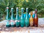 Oude vintage bierflessen brouwerij De Eendracht Leuven, Ophalen of Verzenden