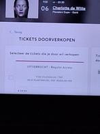2 tickets Charlotte dewitte, Tickets en Kaartjes
