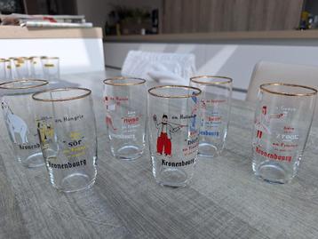 Kronenbourg wereldglaasjes  -  set van 6 beschikbaar voor biedingen