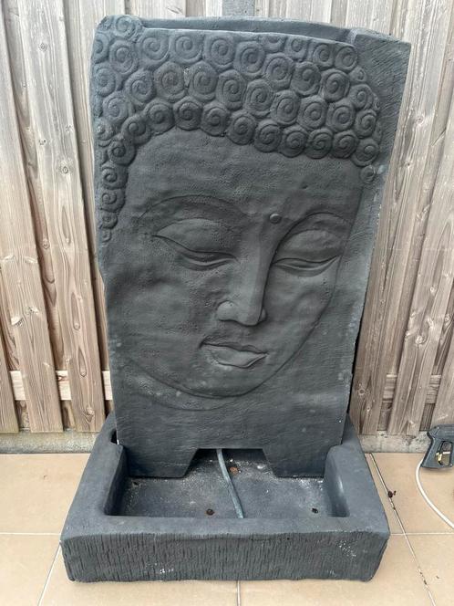 Mooie grote zware Boedha fontein, Tuin en Terras, Waterpartijen en Fonteinen, Zo goed als nieuw, Fontein, Ophalen of Verzenden