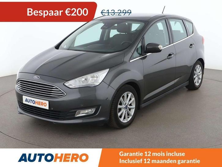 Ford C-MAX 1.5 TDCi Titanium (bj 2017, automaat), Auto's, Ford, Te koop, C-Max, ABS, Achteruitrijcamera, Airbags, Airconditioning